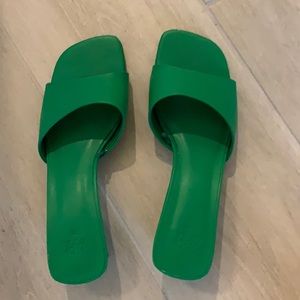 Heelded sandal Zara- Green